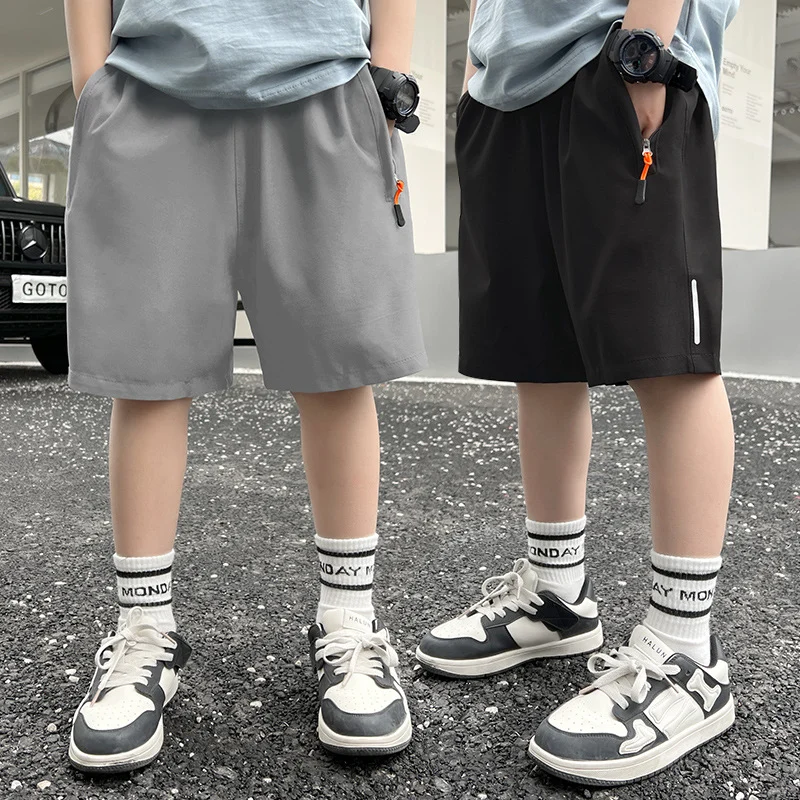 Boys Ice-silk Thin Fifth-length Shorts — image 3