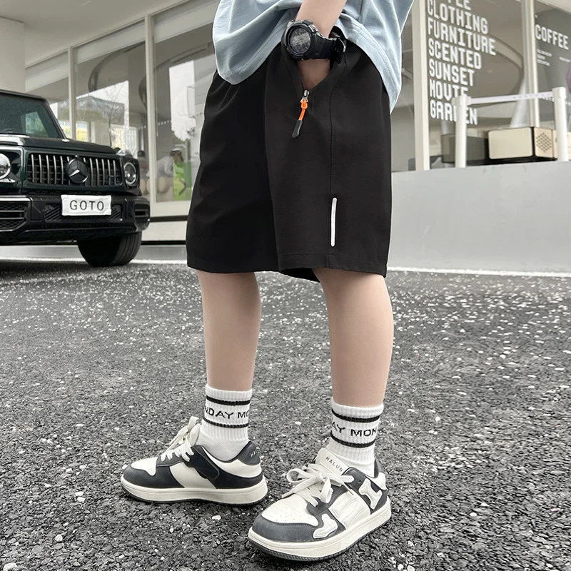 Boys Ice-silk Thin Fifth-length Shorts — image 4
