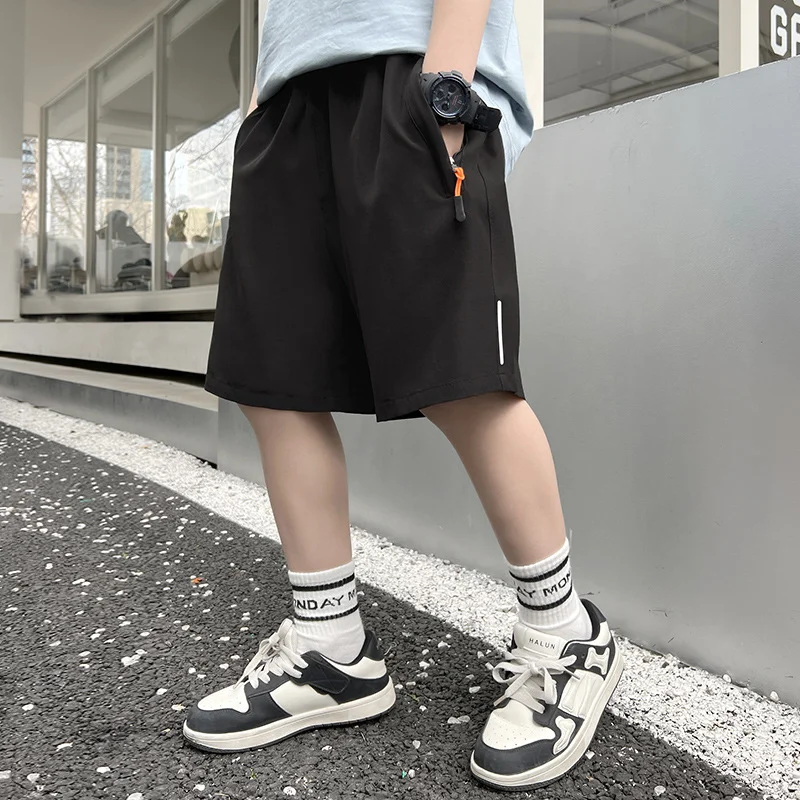 Boys Ice-silk Thin Fifth-length Shorts — image 2