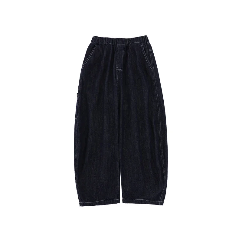 Boys Relaxed-fit Utility Denim Wide-leg Pants, With A Multi-pocket Design — image 2