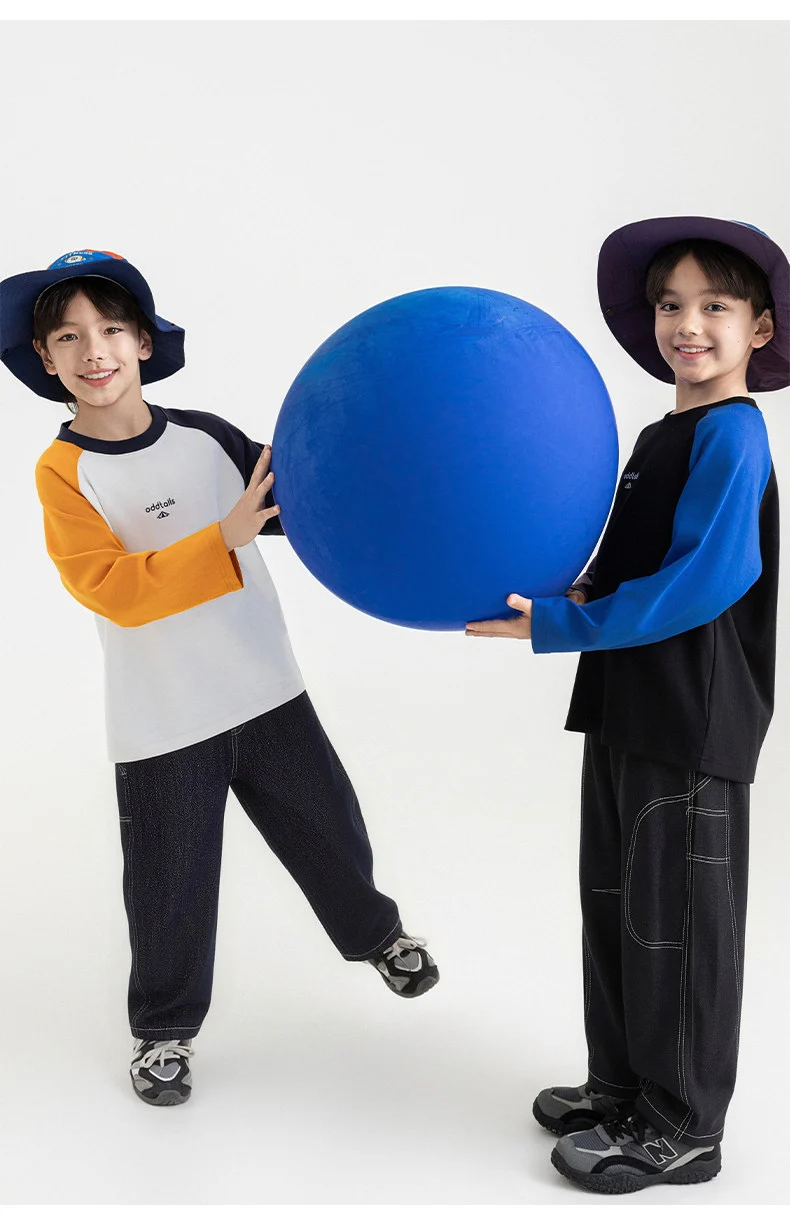 Boys Relaxed-fit Utility Denim Wide-leg Pants, With A Multi-pocket Design — image 3