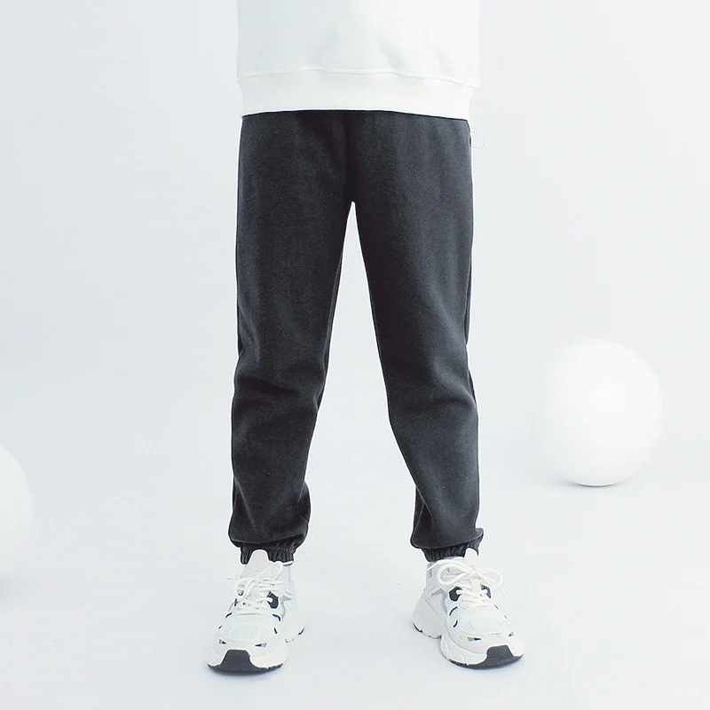 Boys Sports Trousers Solid Color For Older Children — image 17