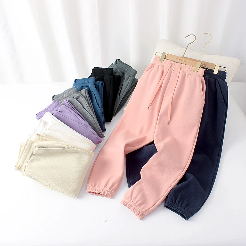 Boys Sports Trousers Solid Color For Older Children — image 4