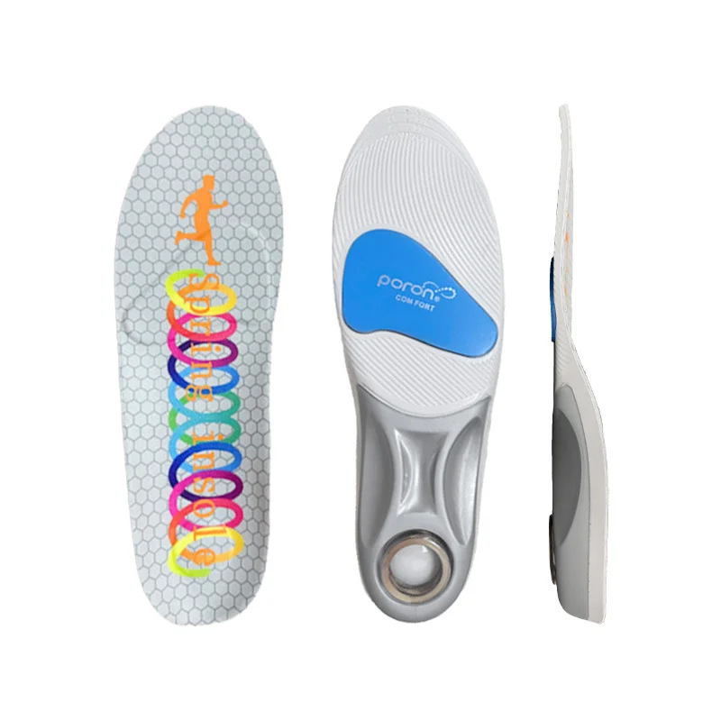 Brand-new Genuine PU Material Insoles With Rebound Cushioning And Arch Support — image 2