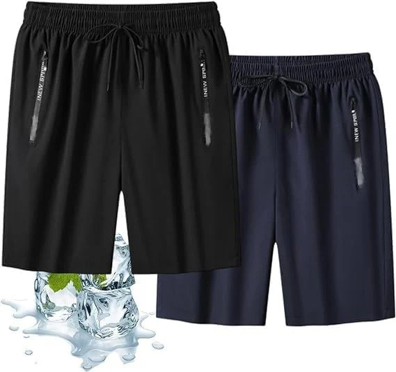 Breathable Loose-fitting Fitness Workout Shorts β image 1