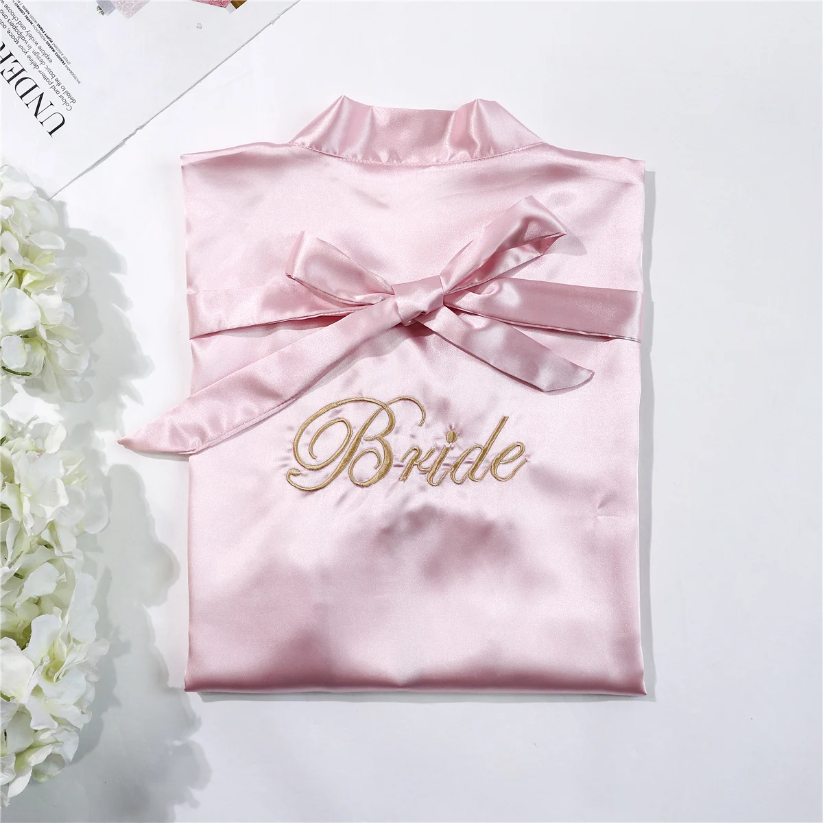 Bridal Pajamas Simulation Silk Nightgown — image 5