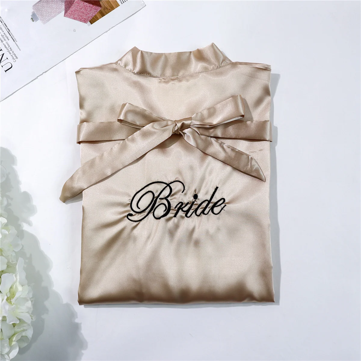 Bridal Pajamas Simulation Silk Nightgown — image 8