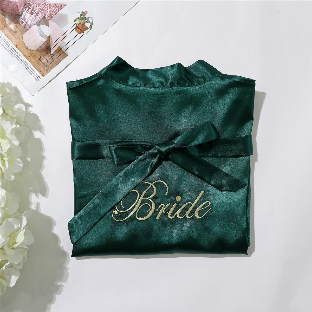 Bridal Pajamas Simulation Silk Nightgown — image 1