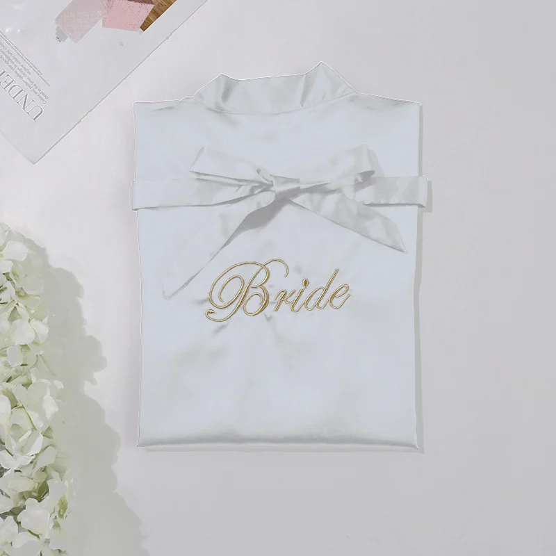 Bridal Pajamas Simulation Silk Nightgown — image 9