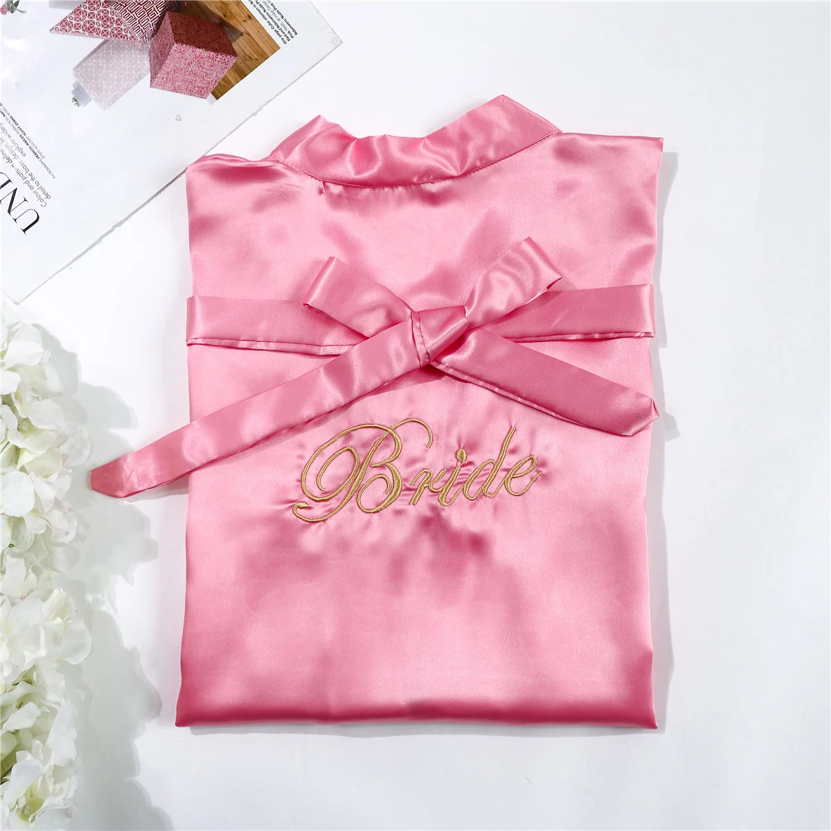 Bridal Pajamas Simulation Silk Nightgown — image 4