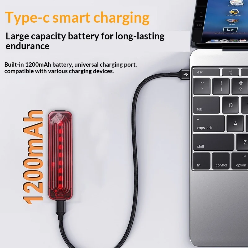 Bright Bicycle Rear Light With USB Charging — image 3