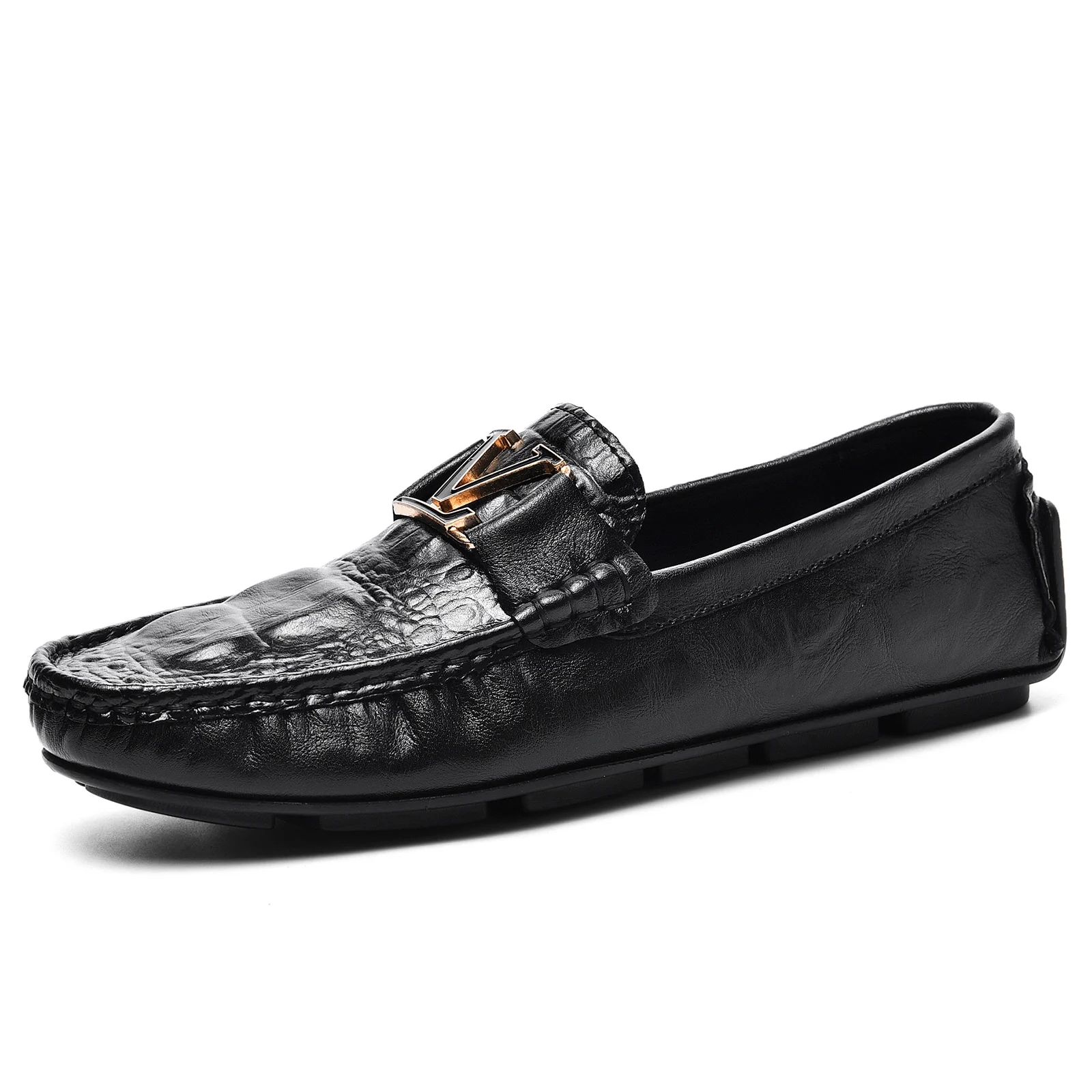 British-style Casual Mens Genuine Leather Shoes — image 6