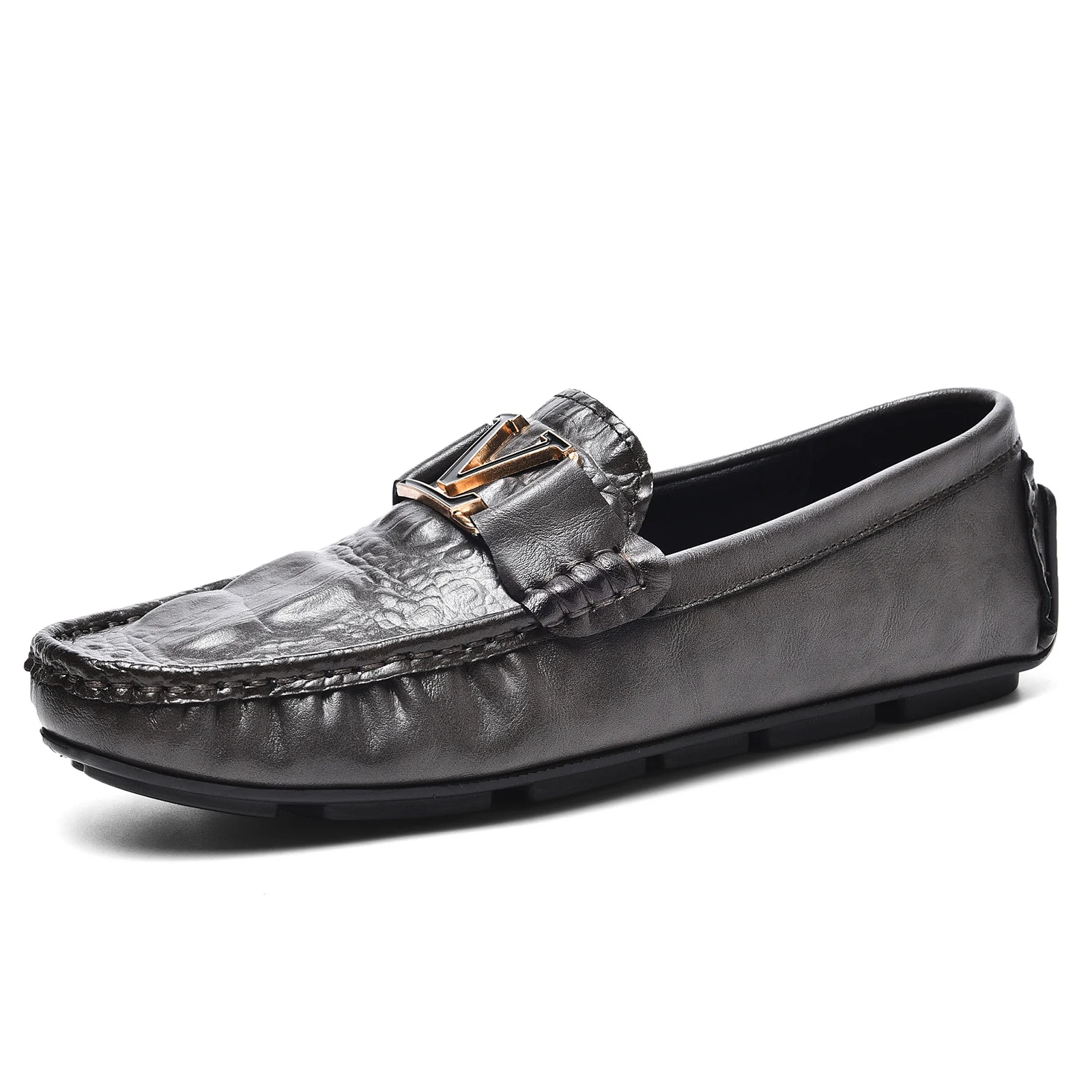 British-style Casual Mens Genuine Leather Shoes — image 2