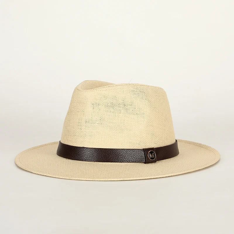 British-style Straw Sun Hat For Men Perfect The Beach — image 5