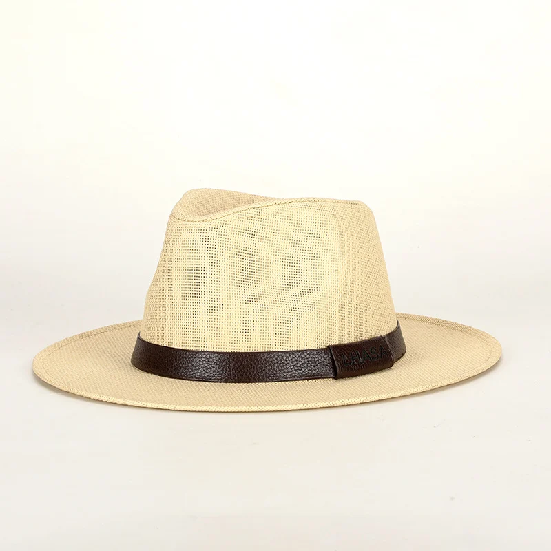British-style Straw Sun Hat For Men Perfect The Beach — variant image