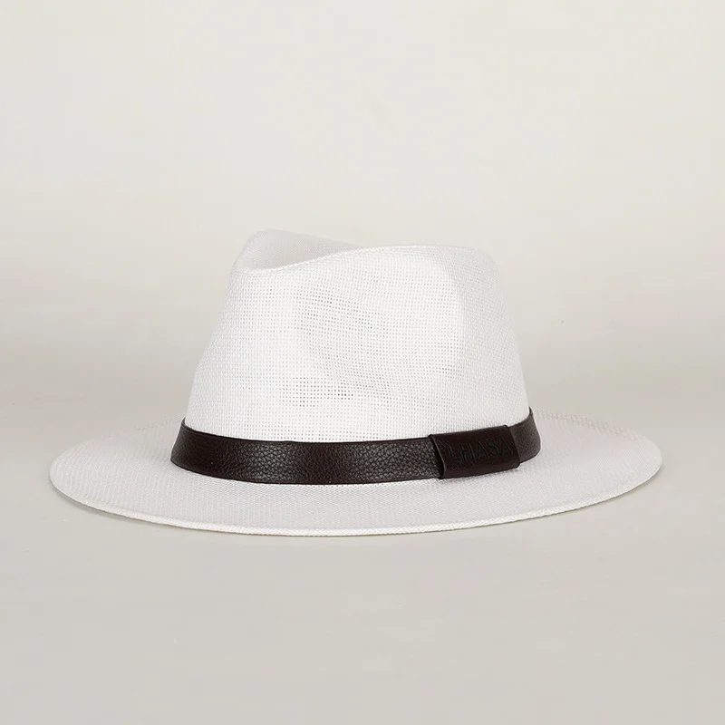 British-style Straw Sun Hat For Men Perfect The Beach — variant image