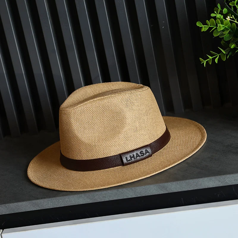 British-style Straw Sun Hat For Men Perfect The Beach — image 3