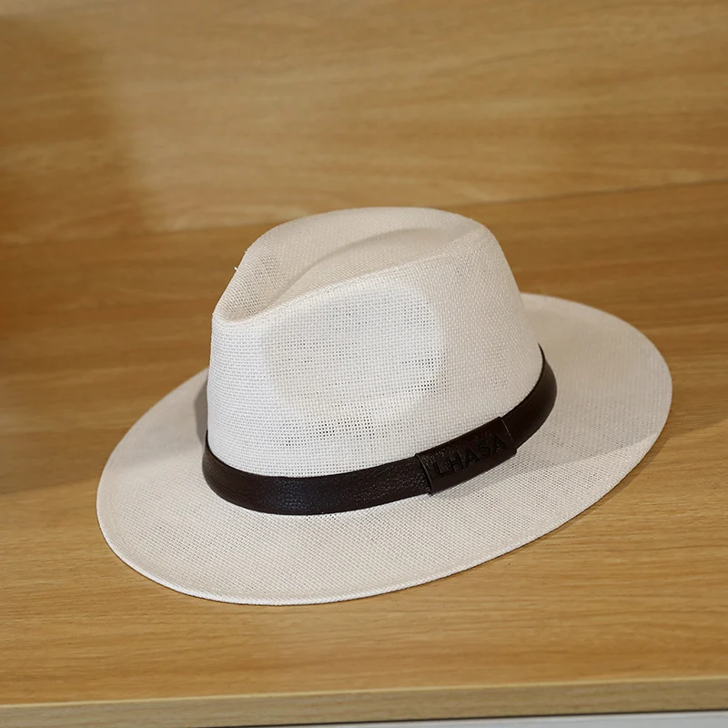 British-style Straw Sun Hat For Men Perfect The Beach — image 4