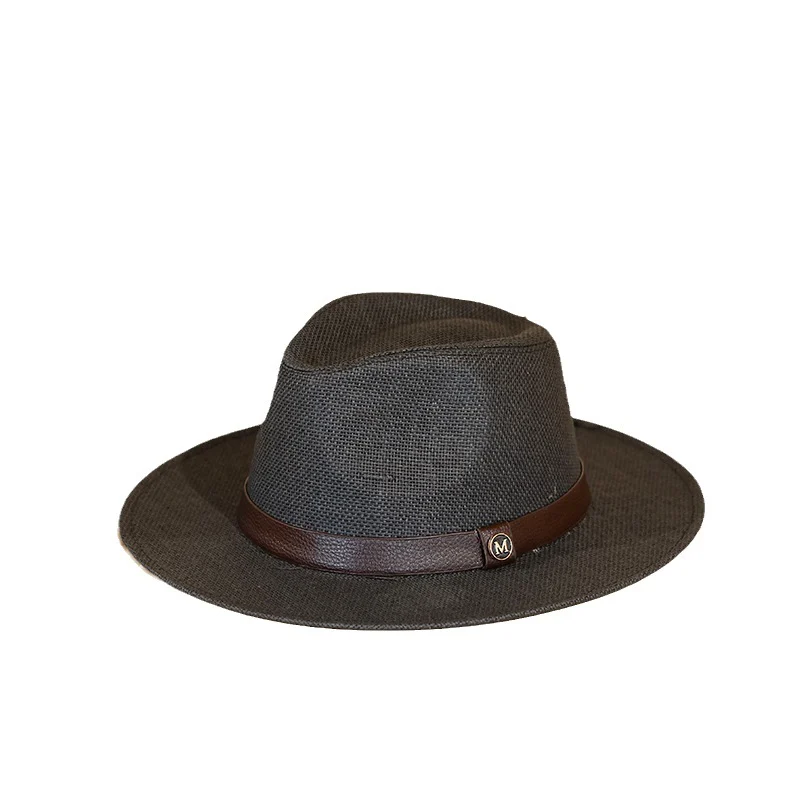 British-style Straw Sun Hat For Men Perfect The Beach — image 7