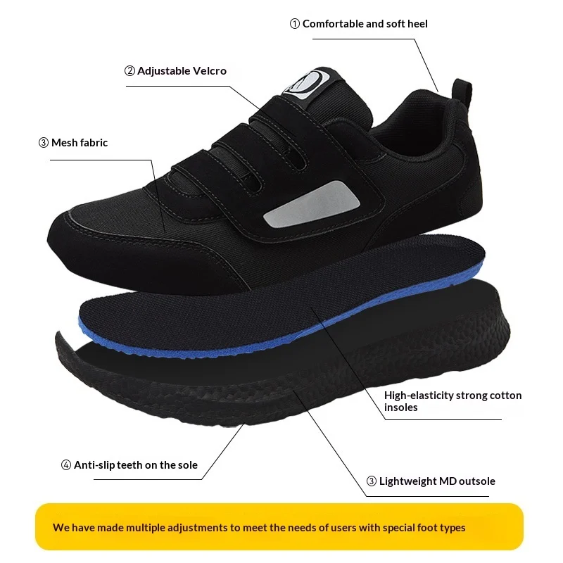 Bunion-friendly Senior Shoes Unisex Casual Sneakers — image 7