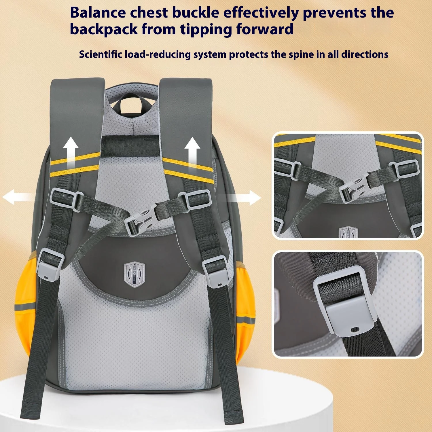 Burden-reducing Spine Protection Super Lightweight Backpack — image 6