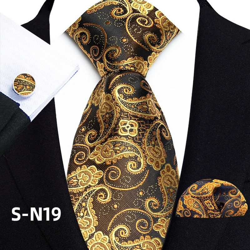 Business Mens Formal Tie Set Fashionable Accessories — image 18
