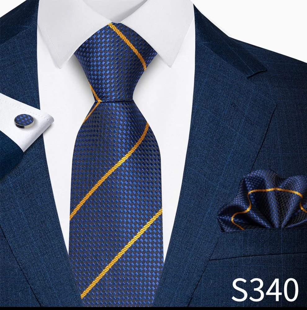 Business Mens Formal Tie Set Fashionable Accessories — image 6