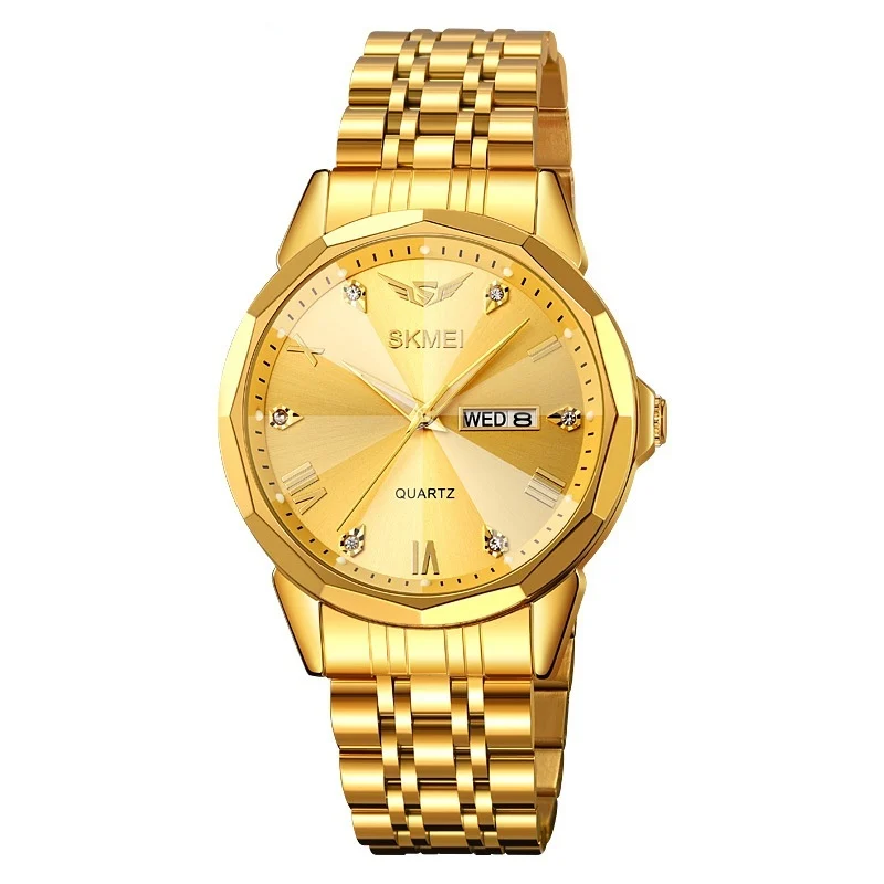 Business Solid Steel Band Calendar Casual Waterproof Watch — image 7