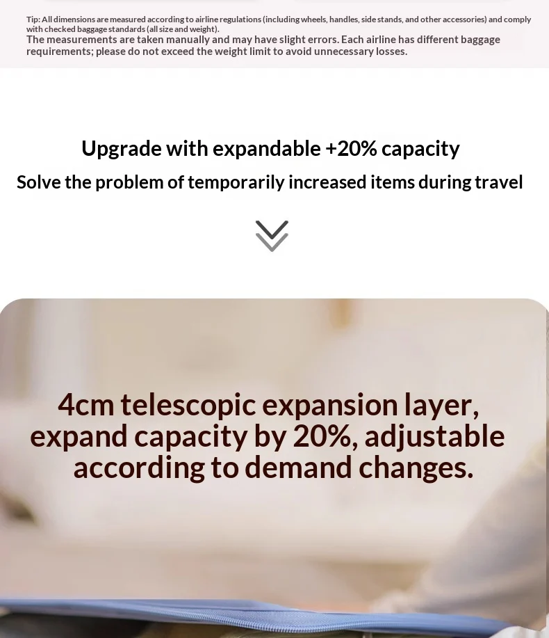 Butter Yellow-new Side-opening Expandable 20-inch Carry-on Rolling Suitcase 26-lock… — image 6