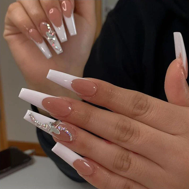 Butterfly Fake Nails Wearable Nail Stickers — image 4