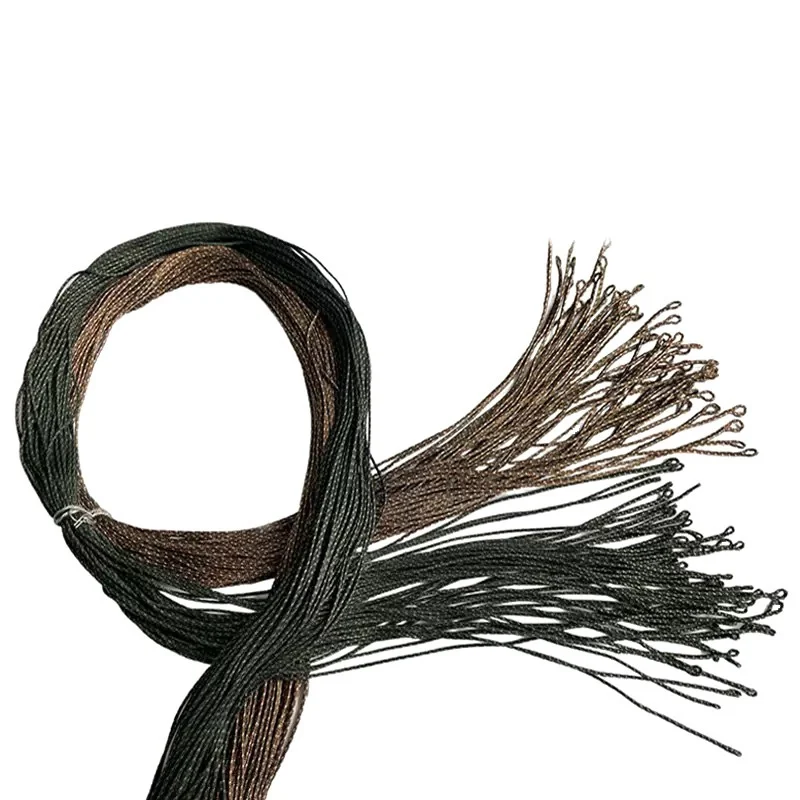 Camouflage Multi-strand Braided Lead-coated Bottom-running Leader Line With A Lead Core — image 3