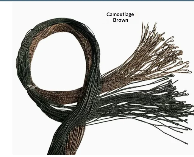 Camouflage Multi-strand Braided Lead-coated Bottom-running Leader Line With A Lead Core — image 7