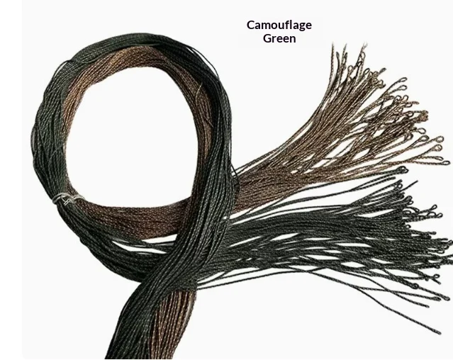 Camouflage Multi-strand Braided Lead-coated Bottom-running Leader Line With A Lead Core — image 6