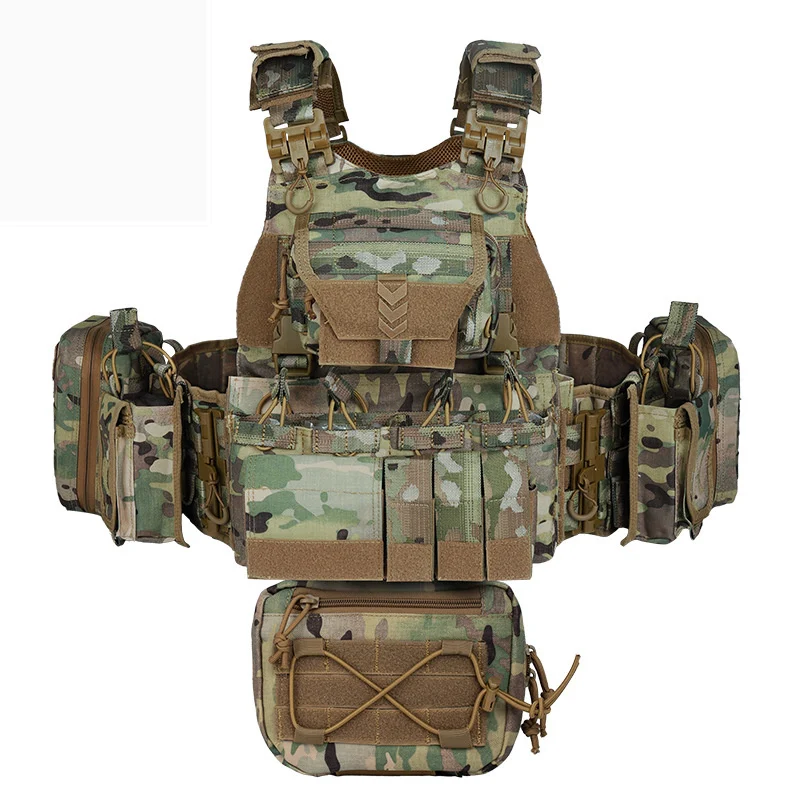 Camouflage Tactical Vest For Outdoor Military Enthusiasts — image 1