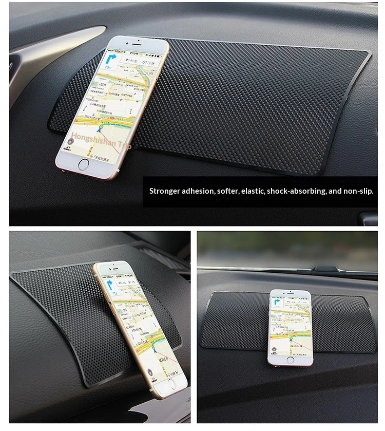 Car Non-slip Storage Mat - Silicone Dashboard Organizer Pad For Phone Coins Keys… — image 2