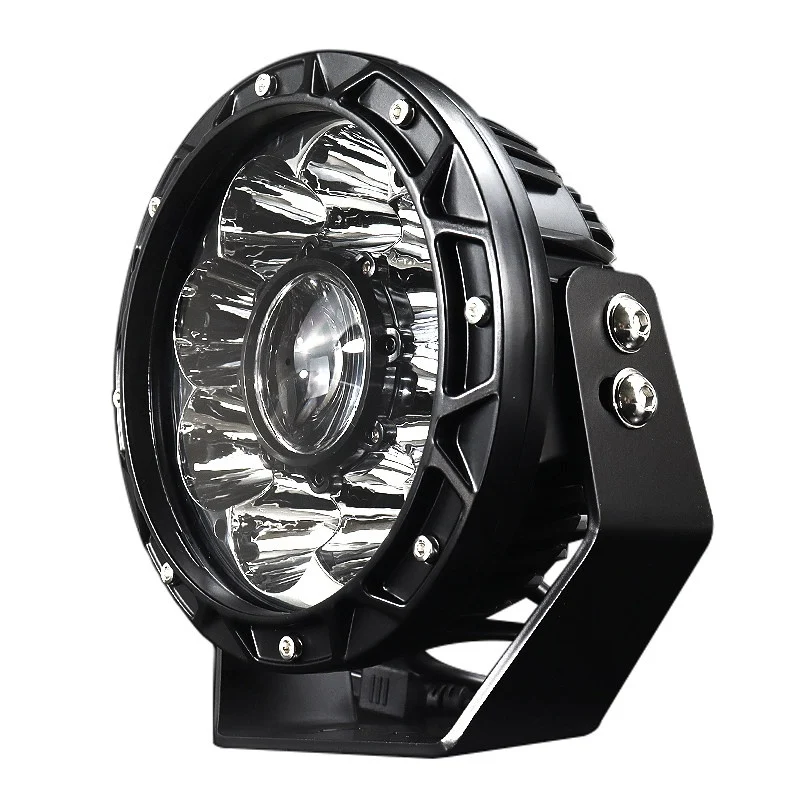 Car Spotlights High Beams Off Road Vehicle A Pillar Roof Mounted LED Laser Lights — image 6