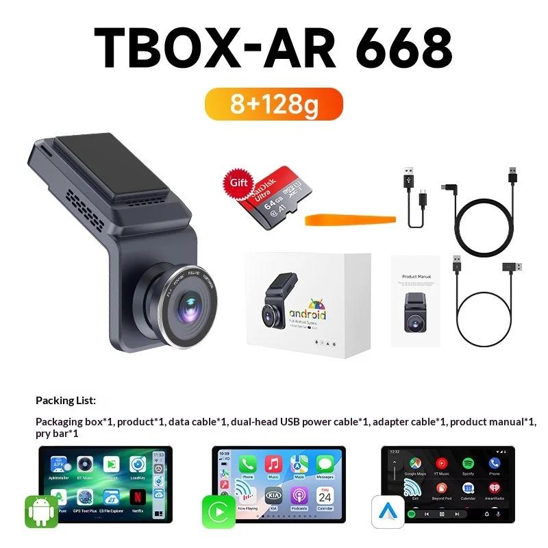 Carlinkit Carplay To Android Auto Wireless Car Adapter, Smart Screen Box For… — image 2
