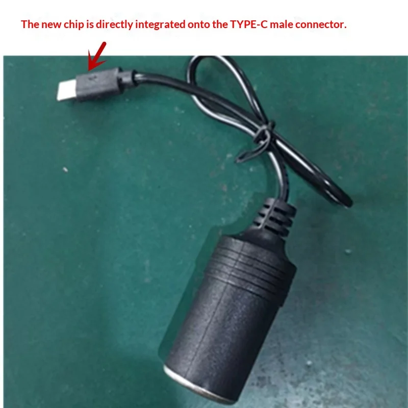 Carmounted PD Fast-charging Deception Cable USBC To Cigarette Lighter Female Socket… — image 4