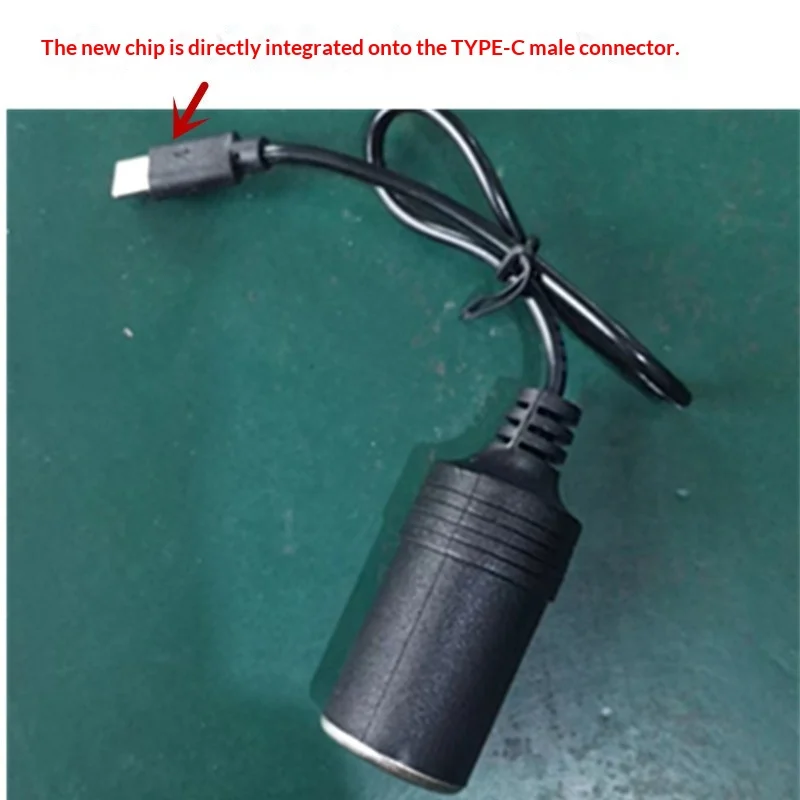 Carmounted PD Fast-charging Deception Cable USBC To Cigarette Lighter Female Socket… — image 2