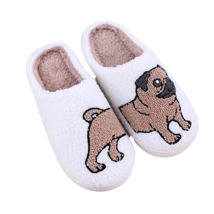 Cartoon Cow Cat Cotton Slippers For Women — image 3