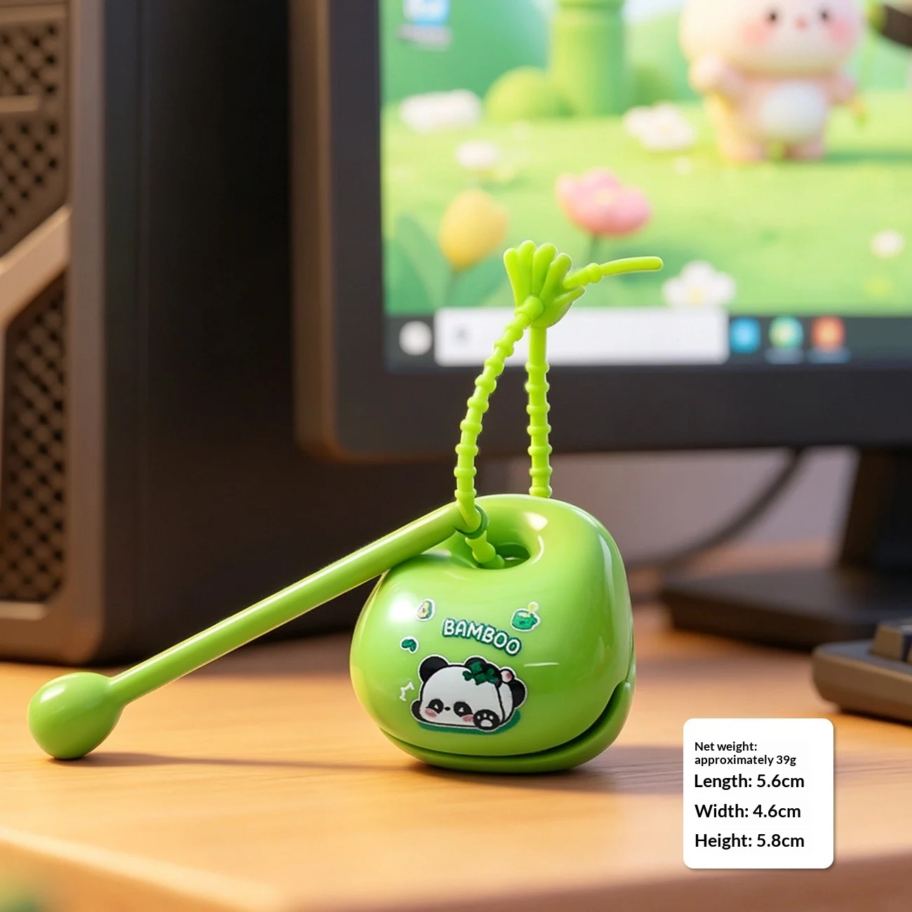 Cartoon Little Animal Doodle Drawing Board Writing Pad Keychain Bag Charm Car Key Chain — variant image