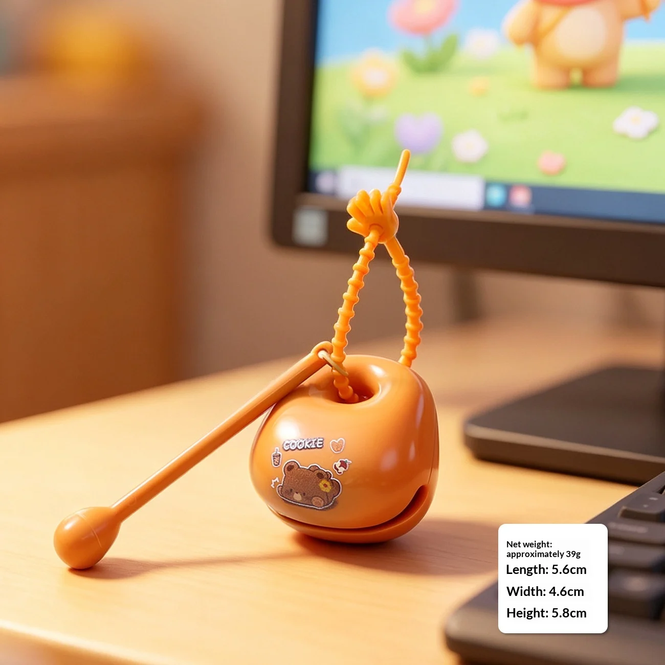 Cartoon Little Animal Doodle Drawing Board Writing Pad Keychain Bag Charm Car Key Chain — image 8