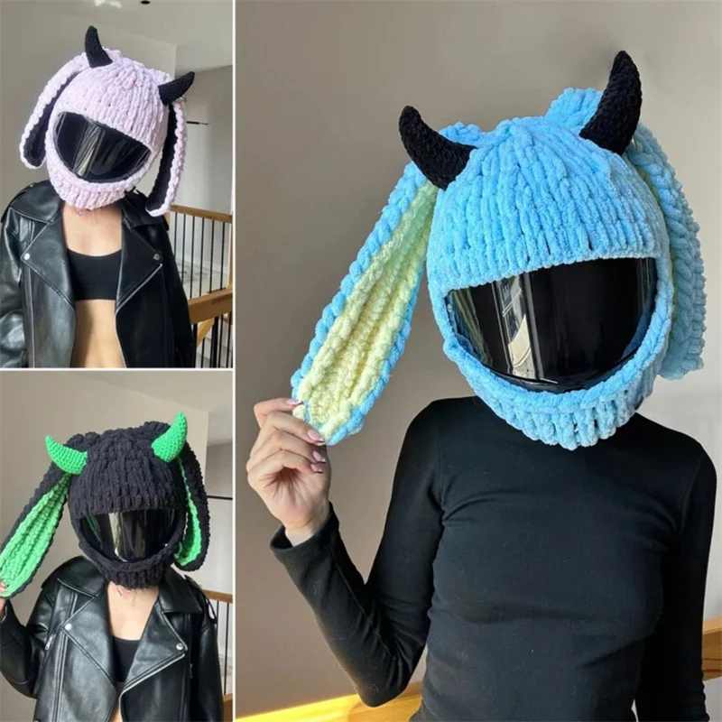 Cartoon Personalized Motorcycle Helmet Cover — image 2