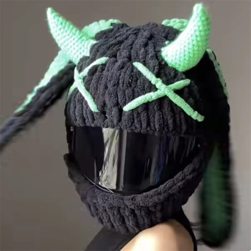 Cartoon Personalized Motorcycle Helmet Cover — image 9