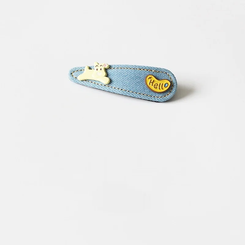 Cartoon Puppy Denim Hair Clip — image 5