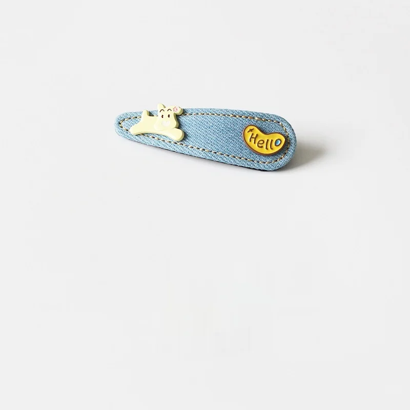 Cartoon Puppy Denim Hair Clip — image 3