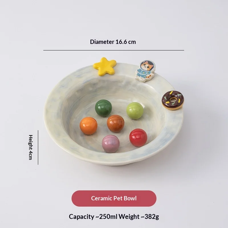 Cartoon-style Creative And Cute Ceramic Pet Bowl — image 5