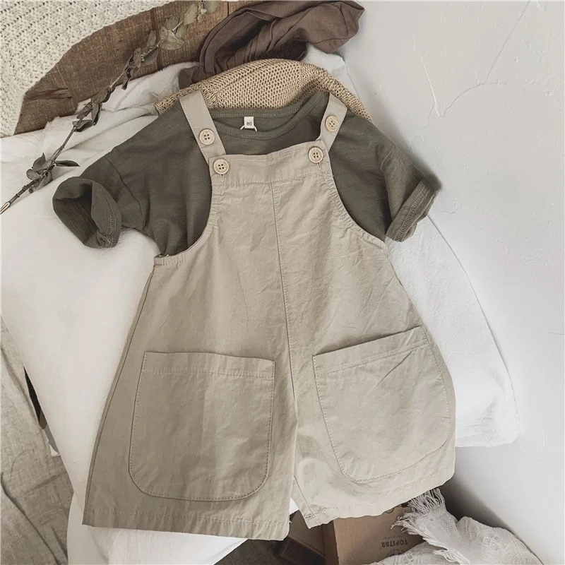 Casual Baby And Child Suspender Shorts — image 2