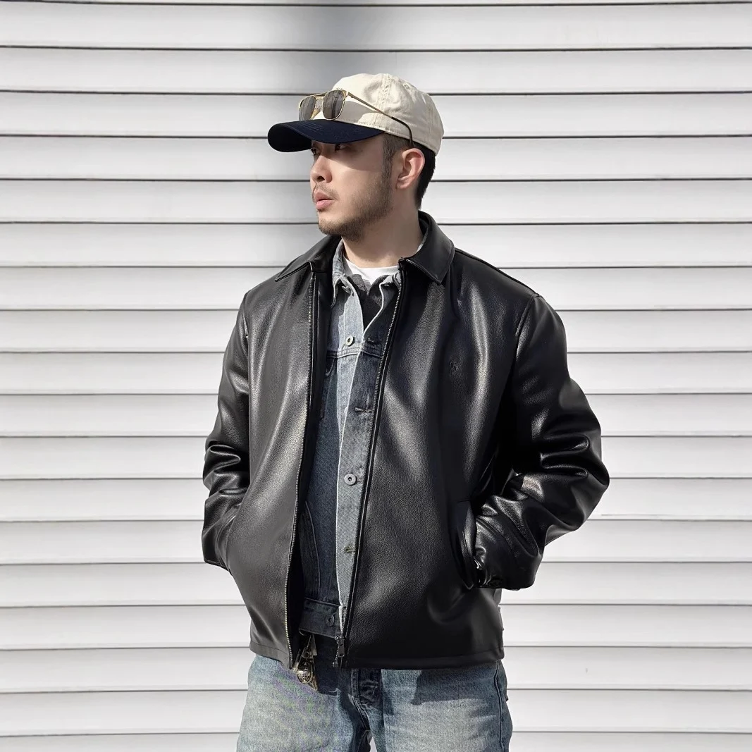 Casual Baseball Biker Jacket For Men — image 2