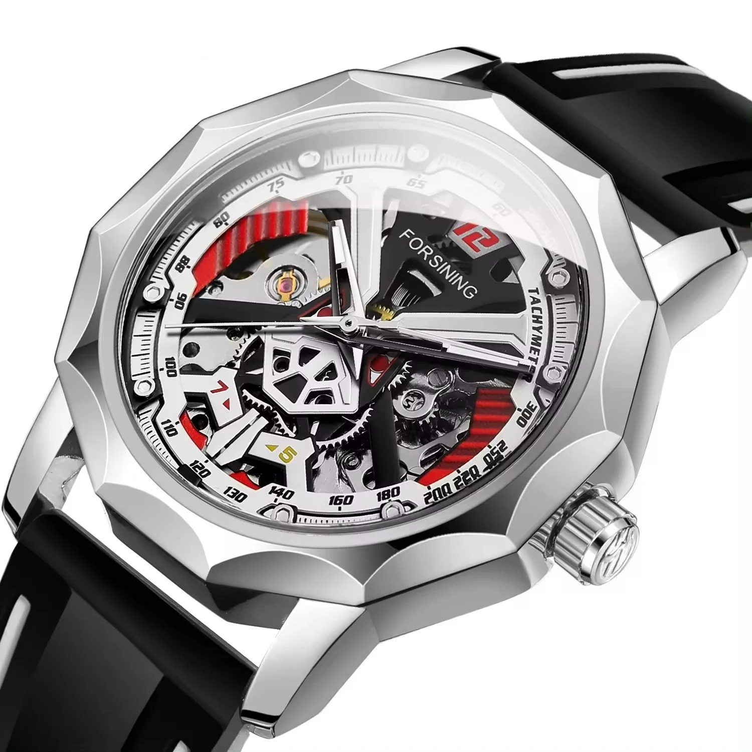 Casual Hollow-out Waterproof Manual Mechanical Watch — image 2